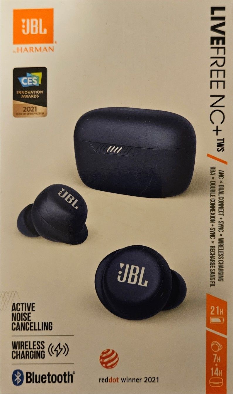 JBL Live Free NC+ - True Wireless in-Ear Noise Cancelling Bluetooth Headphones