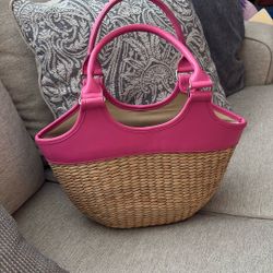 Banana Republic Hobo Straw Bag 