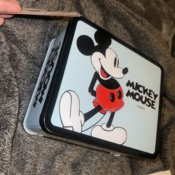 disney mickey metal lunch box