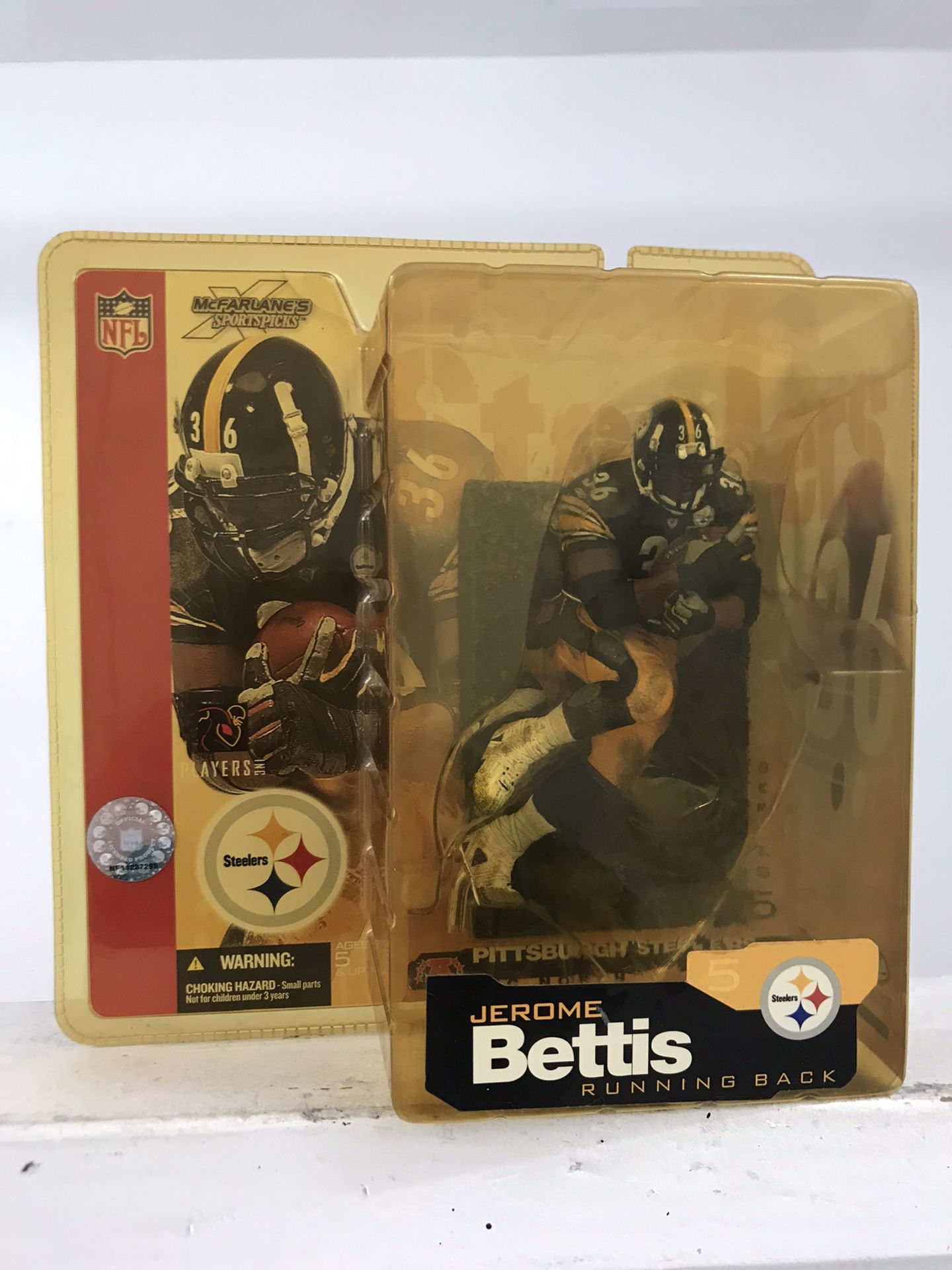 🏈NFL - Jerome Bettis - Steelers - NEW - Action Figure