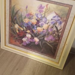 Custom Framed Beautiful Floral Art Print