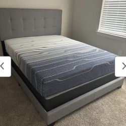 Queen Bed Frame With Headboard 