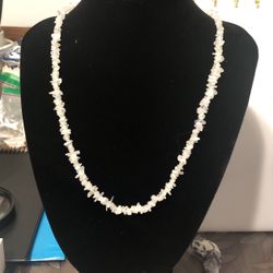 Moon stone necklace