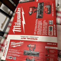 Milwaukee Impact Drill Bramd New 