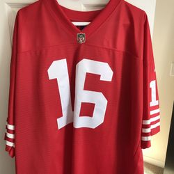 Joe Montana Red 49ers XXL Jersey