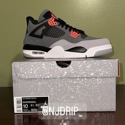 Nike Air Jordan  Infrared 4’s Size 10