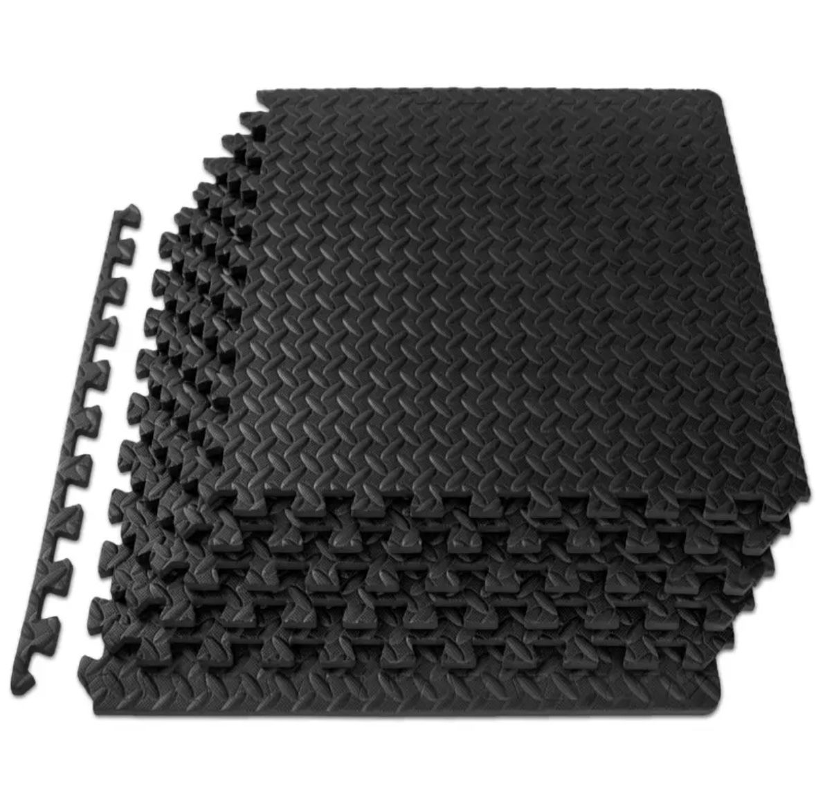 10pcs EVA Interlocking Foam Floor Tiles For Home & Gym, Workout Equipment, Floor Padding Mat