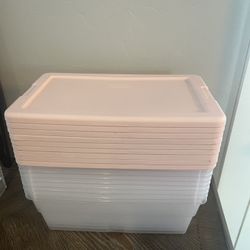 Plastic Storage Boxes 🌸