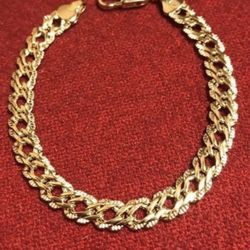 14k gold plated  bracelet