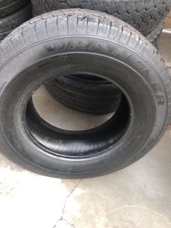 Goodyear wrangler tires (2)