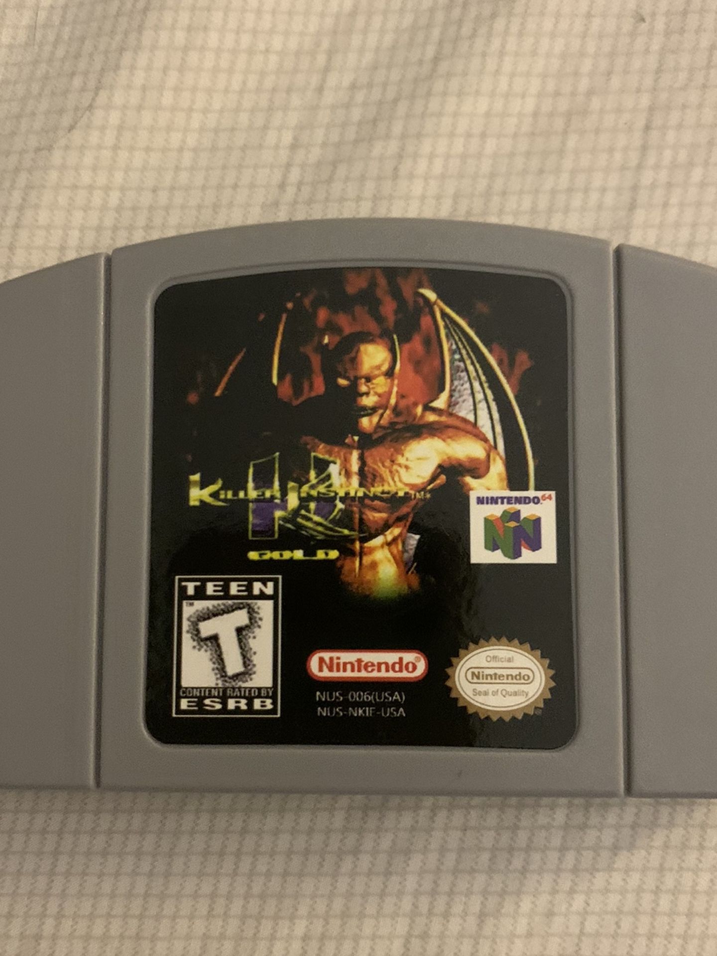 Killer Instinct Gold For Nintendo 64