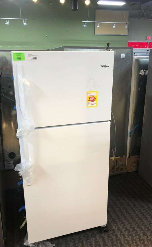 Brand New Whirlpool Top Freezer Refrigerator (Model:WRT318FZDW) 6A