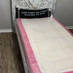 Twin Distressed bed