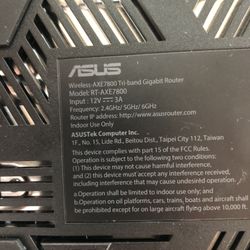 ASUS - AXE7800 - Tri-band Gigabit Router  - Cash or Trades