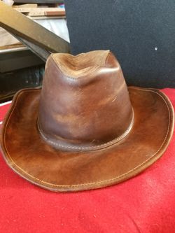 Wilson leather on sale cowboy hat