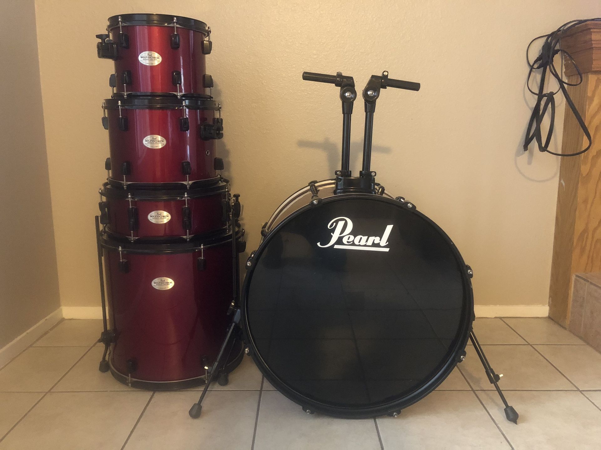 Pearl drum set for sale