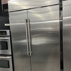 Monogram Built In 48 Inch Side By Side Refrigerator Stainless Steel 