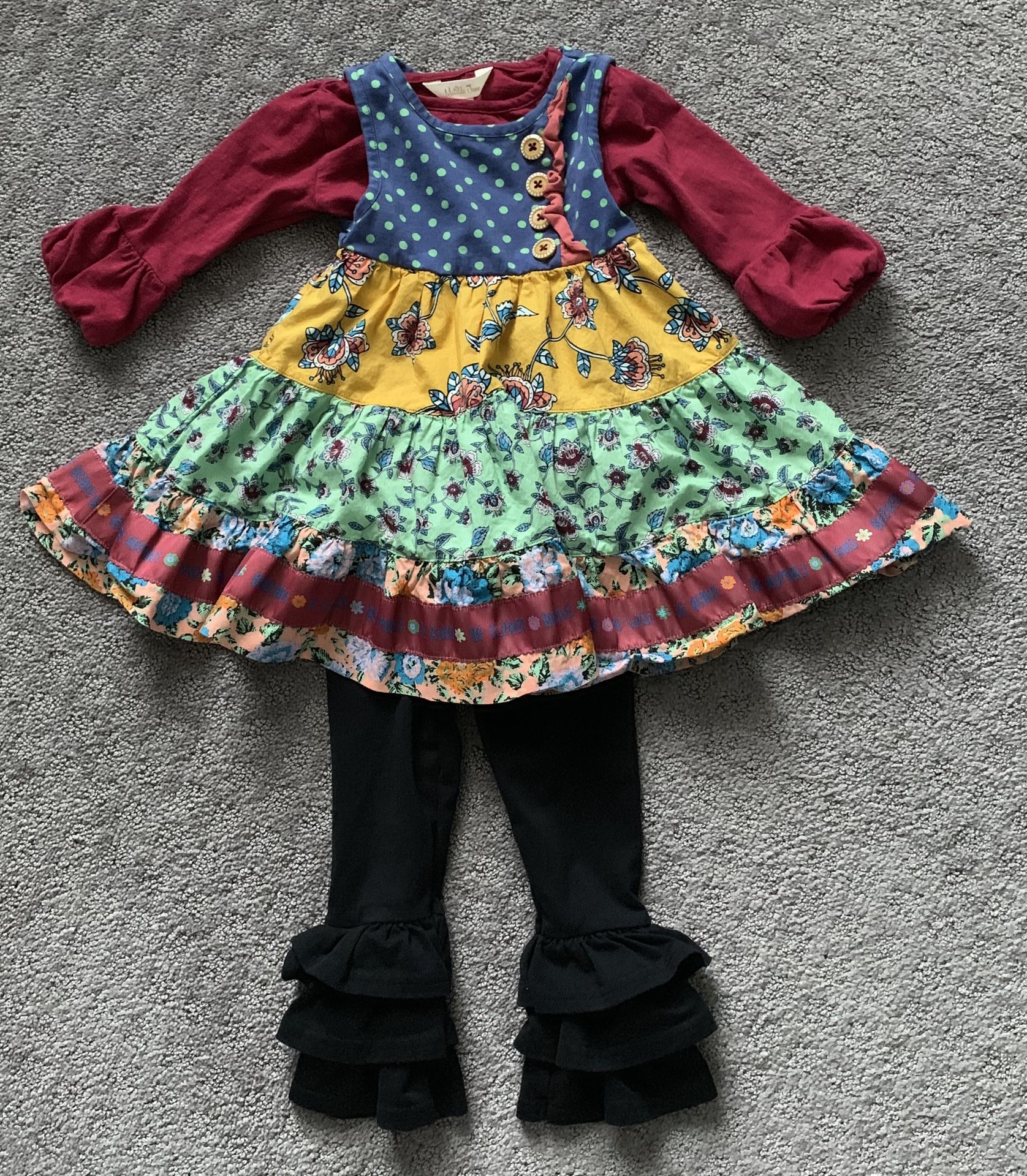 Toddler Girl Matilda Jane 3 Piece Outfit Size 2