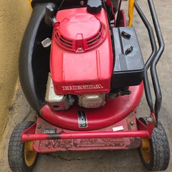 Vintage McLane 21" Vac Lawn Mower HONDA GXV120 Engine Runs Great Máquina Trabaja Bien