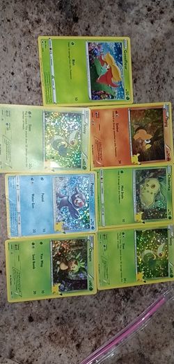 7 Holographic Pokémon Cards
