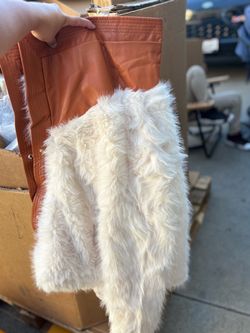 Winter Coats for Women Open Front Faux Fur Coat New Medium