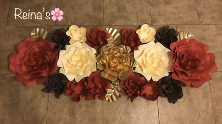 Paper flowers/flores de papel