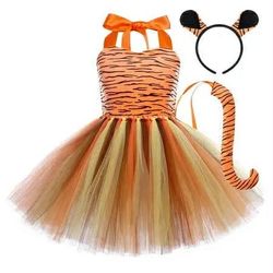 Toddler / Kids Tiger Print Costumes – Set of 2