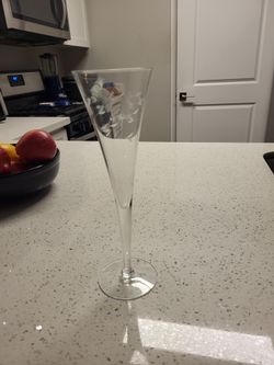 Princess House Champagne Flutes x 7