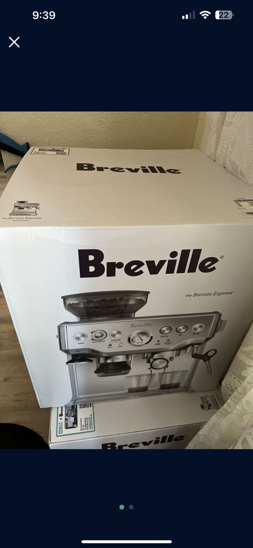 Breville Barista Express Espresso Machine