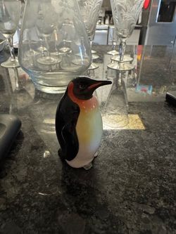 Vintage Porcelain Emperor Penguin Figurine