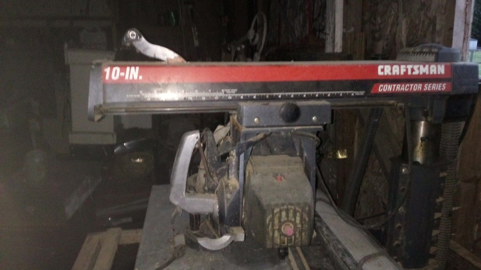 Radial Arm Saw With Custom Built On Router Works Great!!!