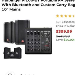 PA 800w / With 1000w Powered Subwoofer / Amazing Deal! 