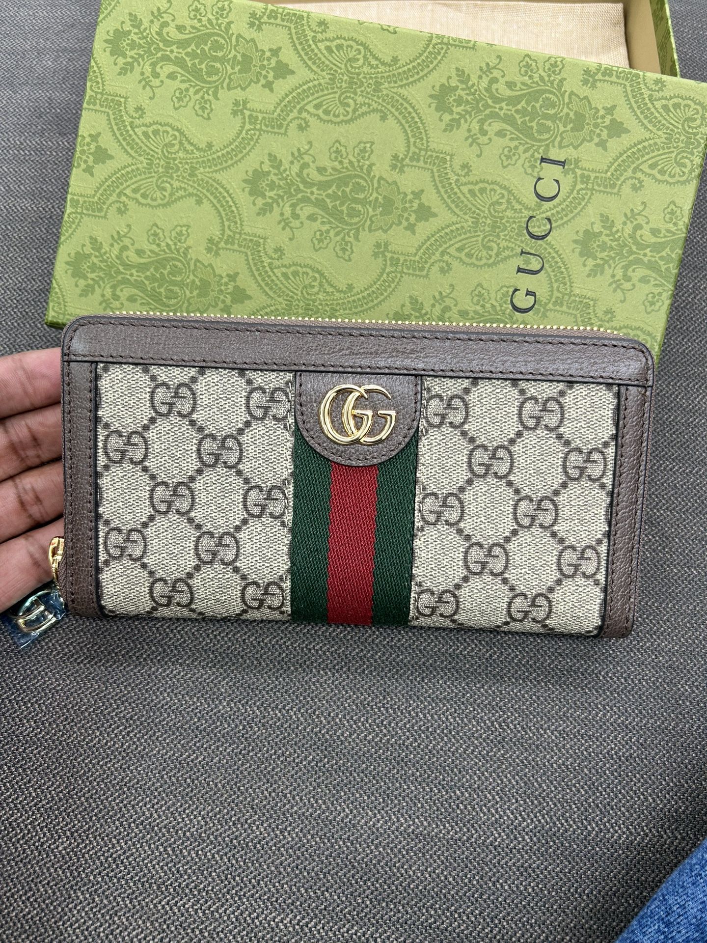 Gucci Ophidia Double G logo wallet