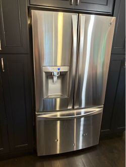 Stainless steel fridge