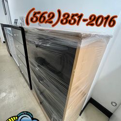 Five Drawer Dresser Natural And Black Five Dresser 