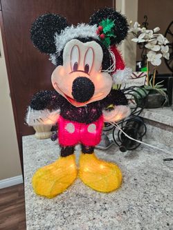 Lighted Iridescent Mickey