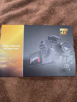 Three Channel 4K Full UHD Dash Cam