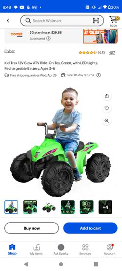 12v glow in the dark ride on