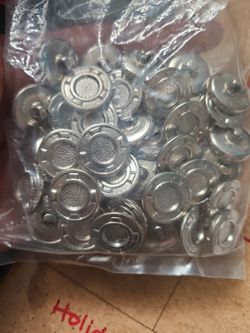 Modern Metal Button, Size 30