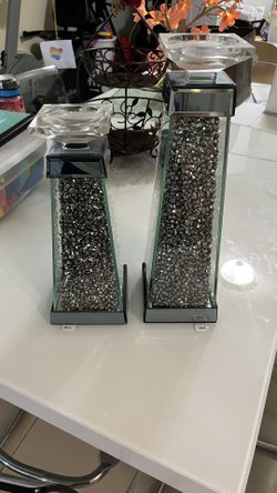Twin Tower Accents Candle Holders 