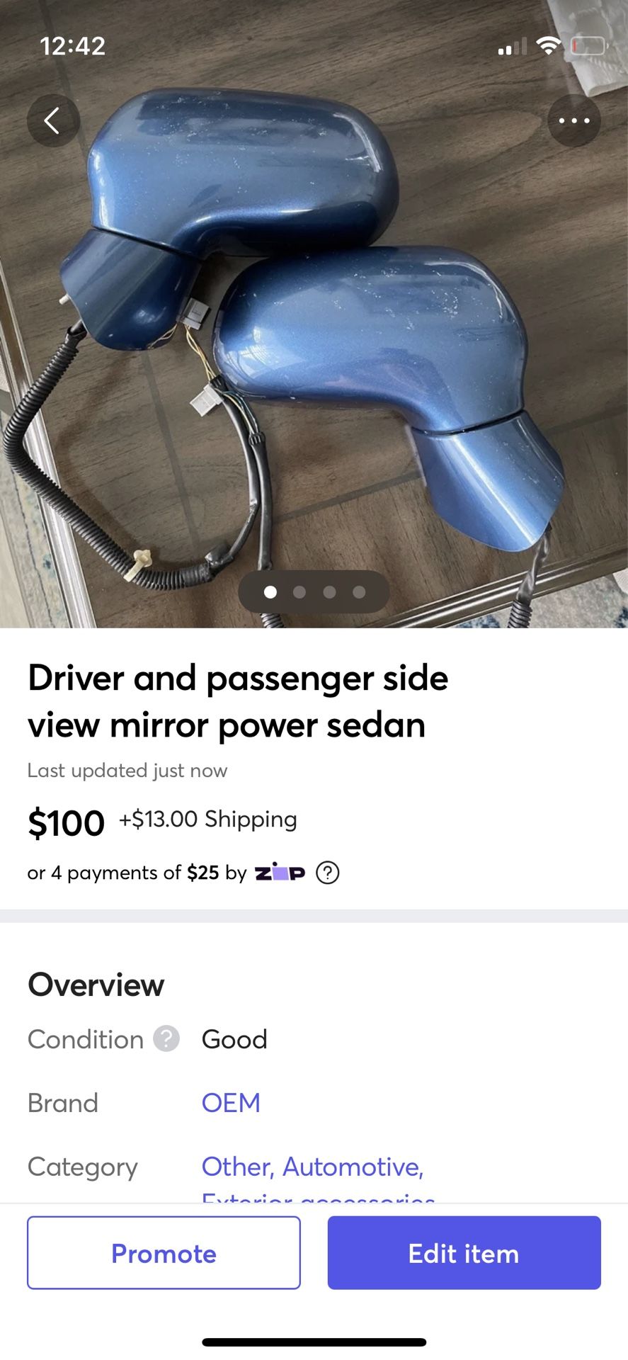 Honda Civic Side Mirrors 06-11