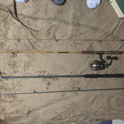 Olympic 5'5" ULTRAlight Rod & Cardinal Spin Cast Reel + Berckly 6'6" Rod