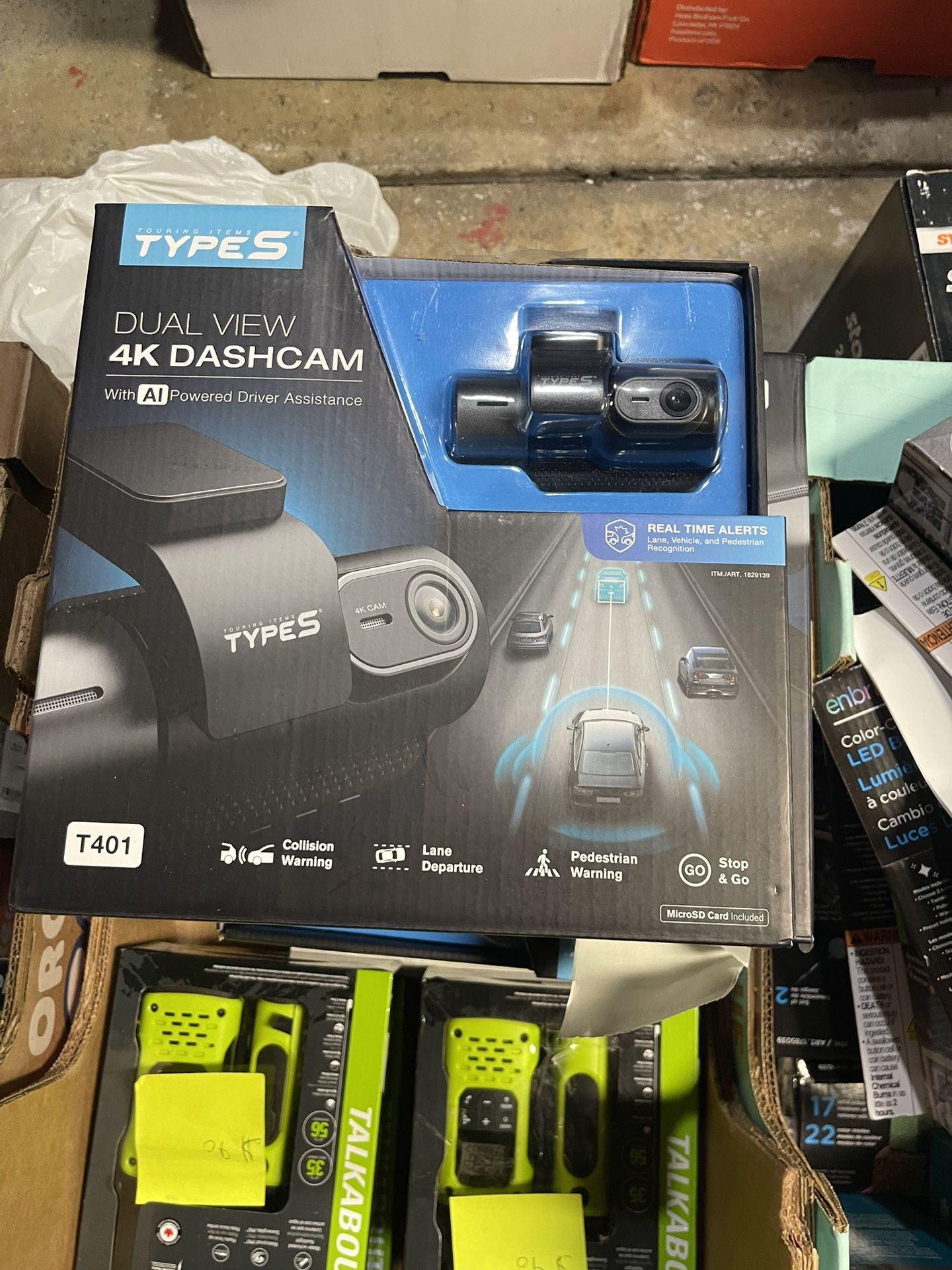 BRAND NEW TYPE S T401 4K DUAL VIEW DASHCAM WITH AI-POWERED DRIVER ASSISTANCE