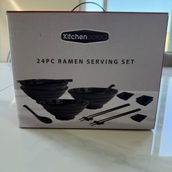 Home Goods Kitchen Ramen Set and Hot Pot Grill Combo 