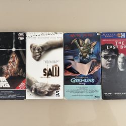 VHS Movies Rare - Star Wars, Saw, Gremlins, Lost Boys