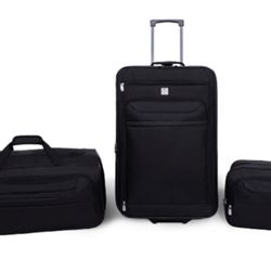 Check Luggage Set Three-Piece