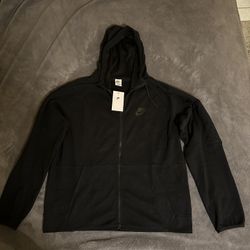 Nike Black Full Zip Men Hoodie Sweater 