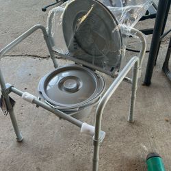 Drive Medical Grey Bathroom Safety Shower Tub Bench Chair And Commode