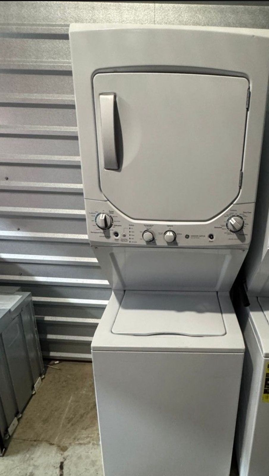 STACKED washer dryer