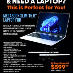 College Special - MegaBook Pro Slim Laptop